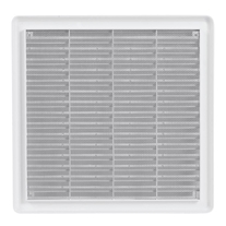 Rama aerisire Haco, acoperita cu plasa, 250 x 250, alb